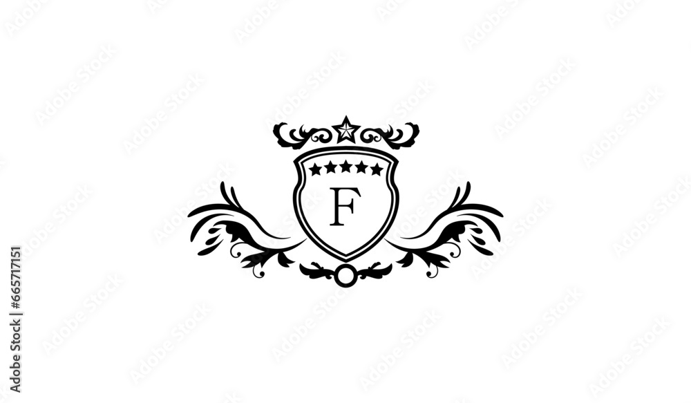 Luxury Elegant logo F
