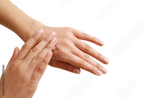 women hand isolated white png image_ scine care png imageSkin care photo