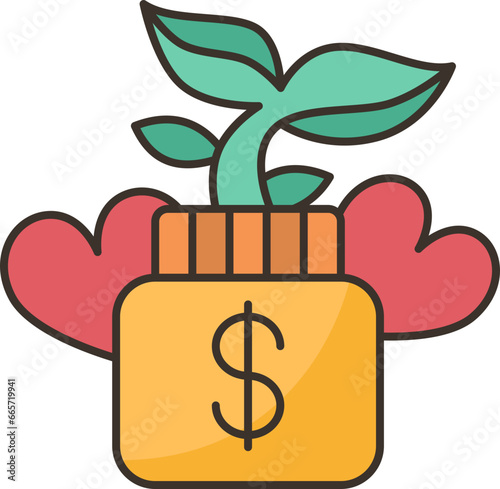 fundraising  icon