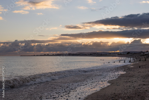 Pevensey Bay Sunset photo