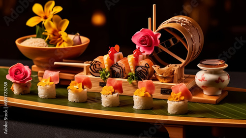 A Slice of Sushi Heaven  Realistic Photography