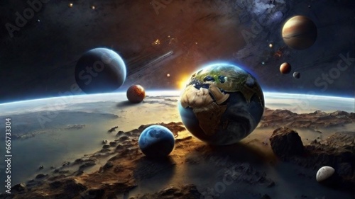 Planetas no cosmos