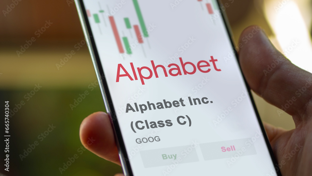 21th october 2023 mountain view california the logo of alphabet inc