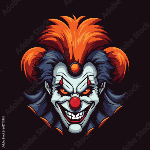 Clown Mascot And Esport Logo
