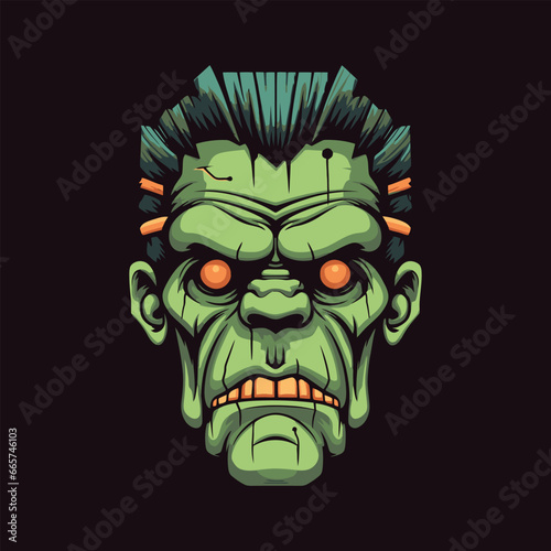 Halloween Zombie Mascot And Esport Logo