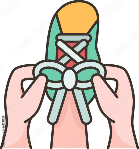 shoelaces  icon