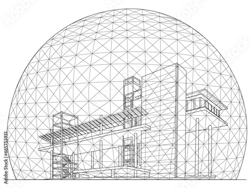 Richard Buckminster Fuller • Montreal Biosphere • Montreal, Quebec, Canada photo