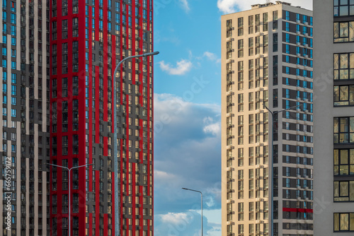 Windows of new modern high rise buildings © Mny-Jhee