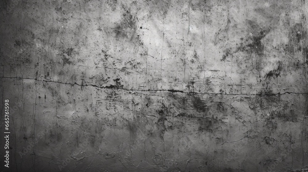 Fototapeta premium grunge texture on scratched metal gray scale.Generative AI