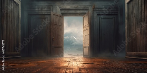 Door to heaven design. Generative AI