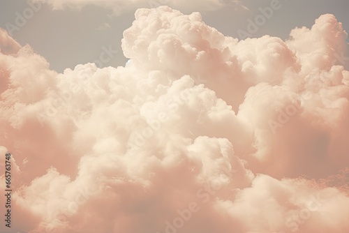 Macro photography of fluffy clouds
