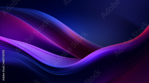 Abstract waves blue and purple background