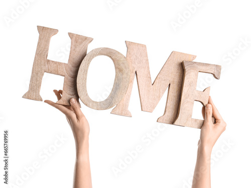 Female hands holding decora...