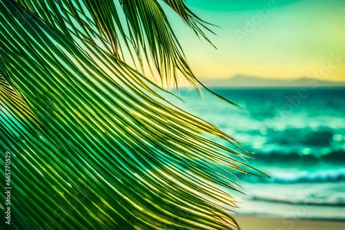 palm tree on the beach