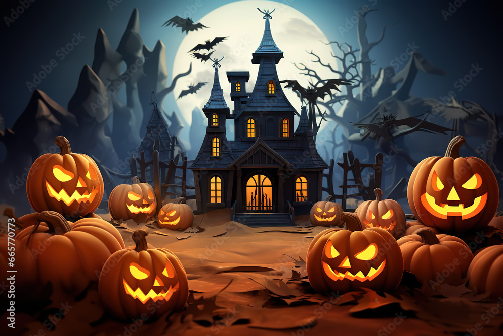 halloween background with pumpkin halloween background with pumpkin