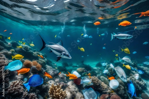 fish in aquarium © Dilawer