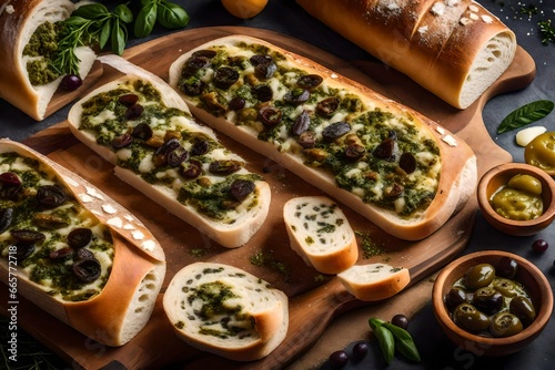 bruschetta with olives