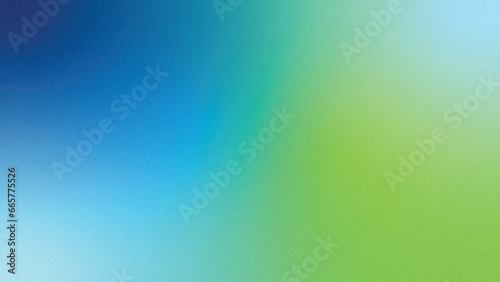 Mesmerizing Blue and Green Gradient, Grainy Blue and Green Gradient