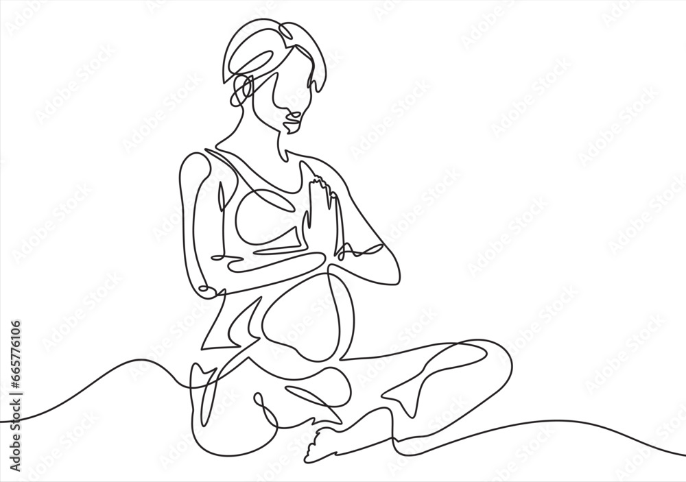 Pregnant Yoga Pose One Line Drawing. Pregnancy Female Sport Concept Minimalist Drawing. Yoga Meditation Line Art Modern Minimal Drawing Trendy Illustration Continuous Line Art. Pregnant Yoga Pose One Line Drawing. Pregnancy Female Sport Concept Minimalist Drawing. Yoga Meditation Line Art Modern Minimal Drawing Trendy Illustration Continuous Line Art.