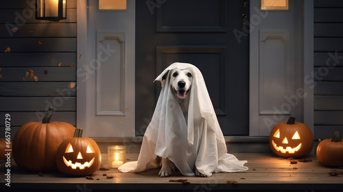 Dog Ghost For Halloween