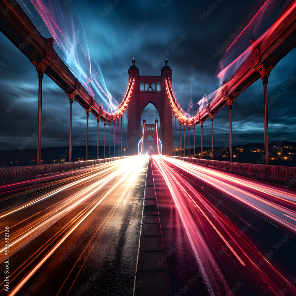 Obraz premium tower bridge at night