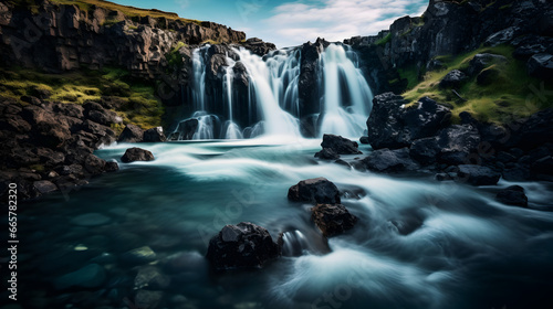 waterfall in the forest