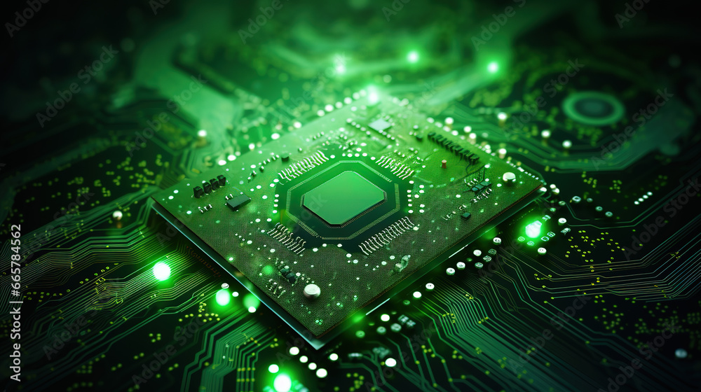 Computer circuit board, Advanced Technology Concept Computer circuit board, Advanced Technology Concept