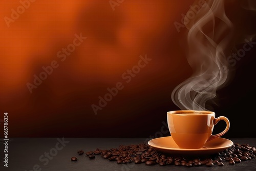 Aromatic Notes Of Freshly Brewed Coffee Permeated The Atmosphere