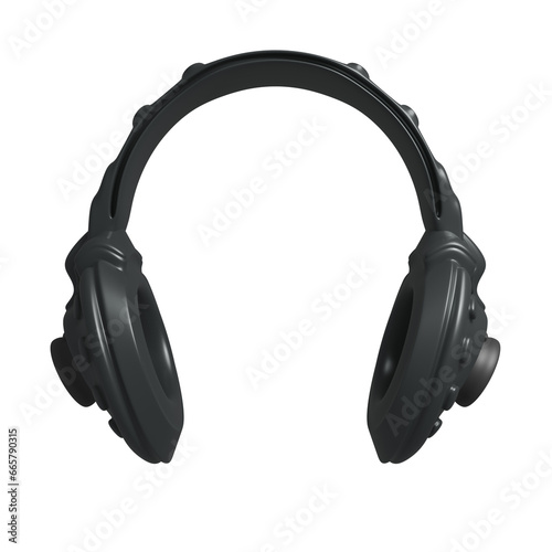 Headphones, 3d render