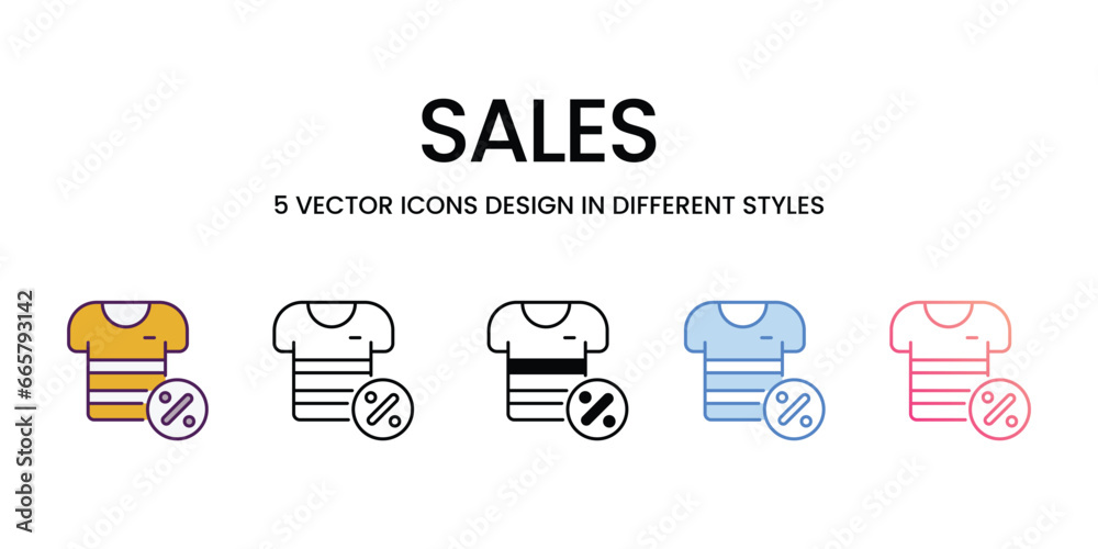 Sales icons set, colorline, glyph, outline, gradinet line, icon vector stock illustration isolate white background. Sales icons set, colorline, glyph, outline, gradinet line, icon vector stock illustration isolate white background.