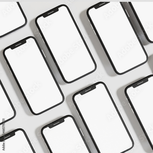 3d render, Multi Devices Mockup for showcasing your UI design to clients
