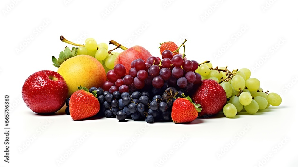 Photo Vibrant collection of healthy fruit and vegetables Photo Vibrant collection of healthy fruit and vegetables