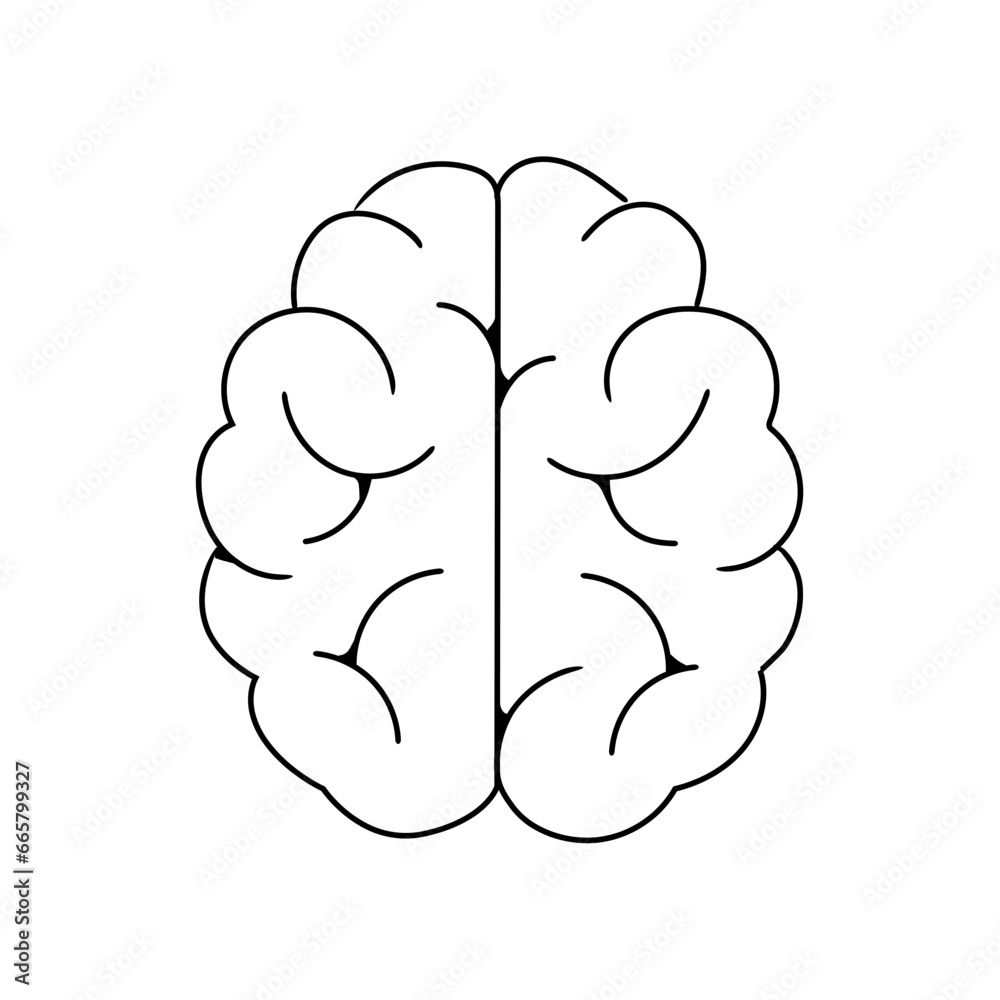 Brain Hand-drawn Icon Brain Hand-drawn Icon