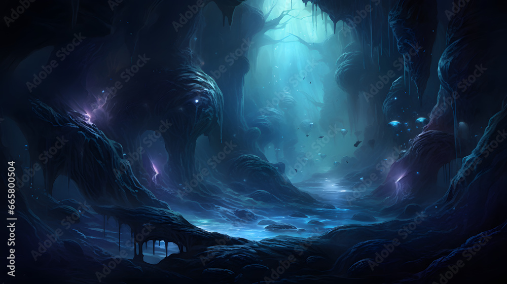 Beautiful abyss illustration Beautiful abyss illustration