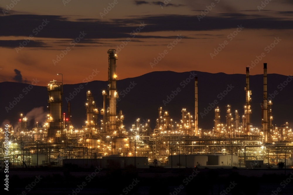 Desert refineries. Generative AI