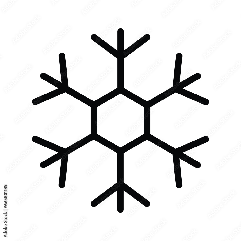 Snow flake icon design, illustration design Snow flake icon design, illustration design