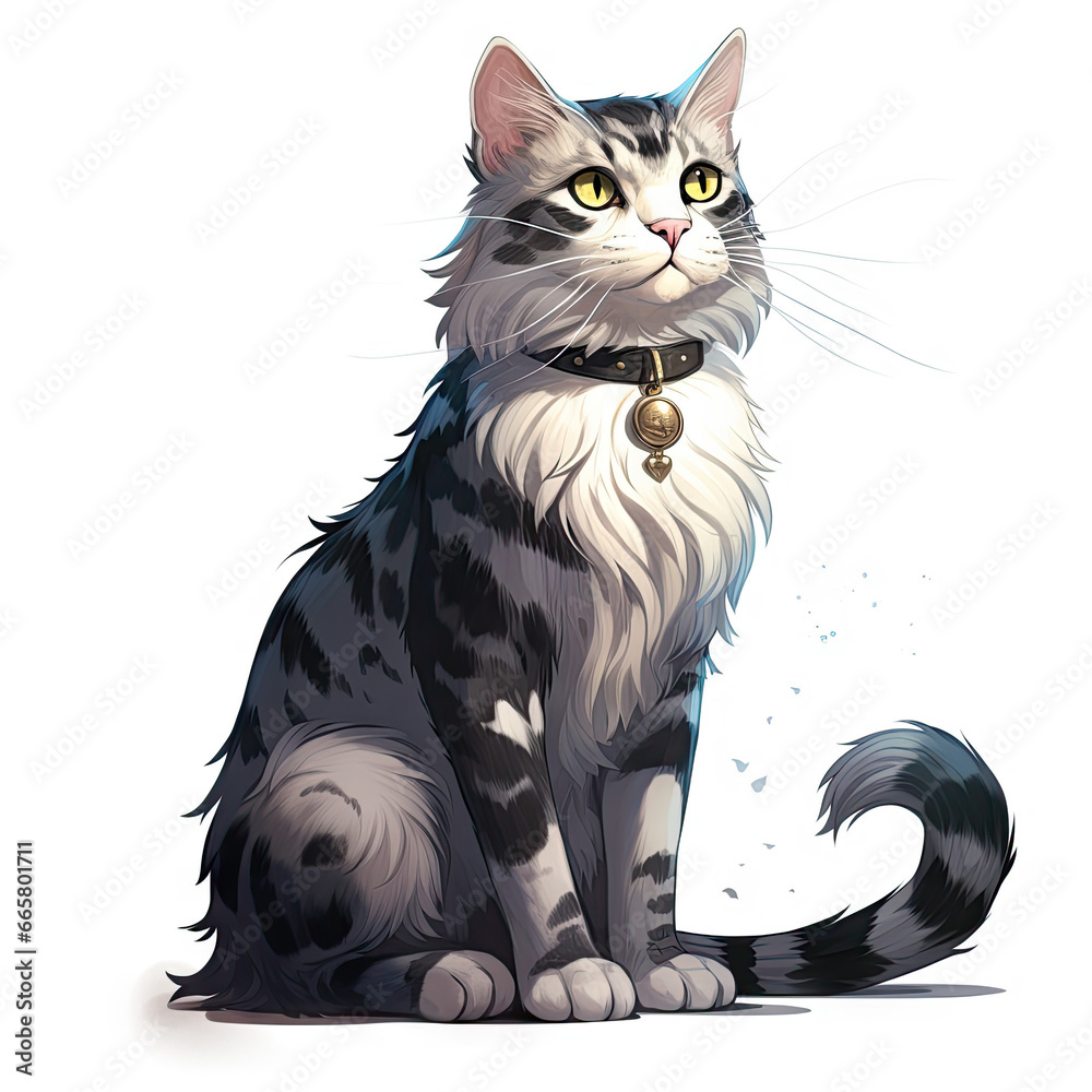 Realistic Cat Portrait: Majestic Elegance
, Medieval Fantasy RPG Illustration Realistic Cat Portrait: Majestic Elegance
, Medieval Fantasy RPG Illustration