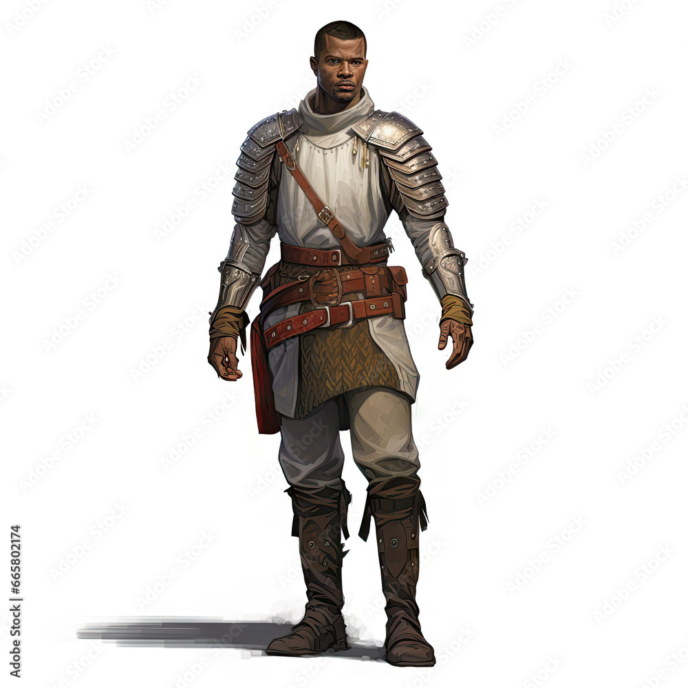 Realistic Guard in Full View.
, Medieval Fantasy RPG Illustration Realistic Guard in Full View.
, Medieval Fantasy RPG Illustration