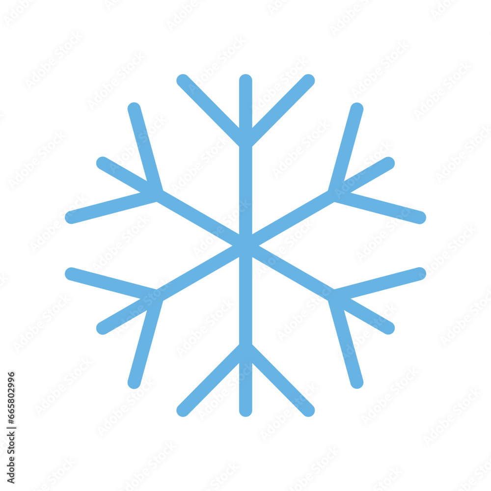 Snow flake icon design, illustration design Snow flake icon design, illustration design