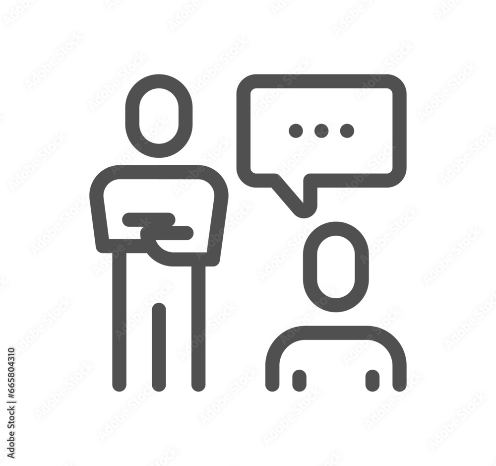 Learning management system related icon outline and linear vector. Learning management system related icon outline and linear vector.