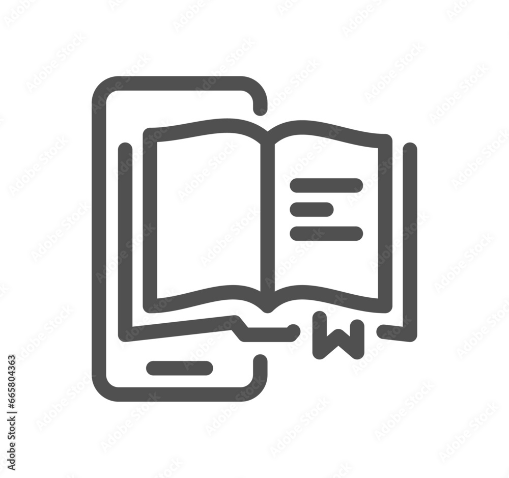 Learning management system related icon outline and linear vector. Learning management system related icon outline and linear vector.