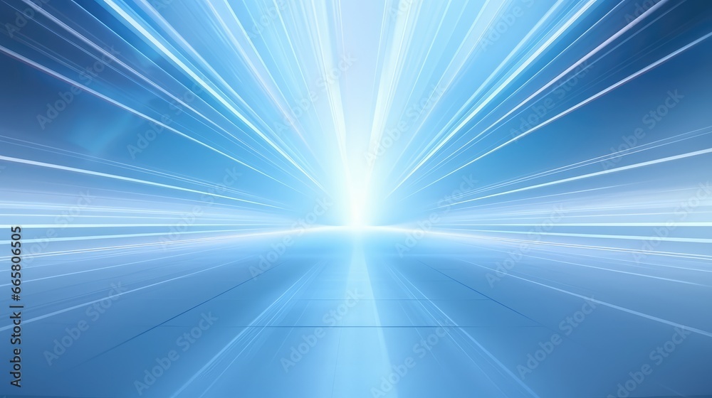 blue light burst background showcase - generative ai