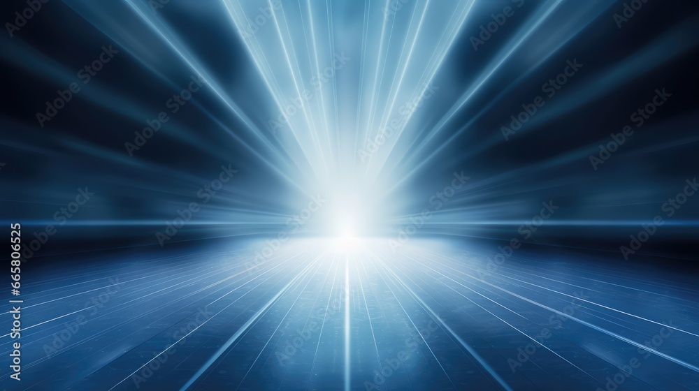 blue light burst background showcase - generative ai blue light burst background showcase - generative ai