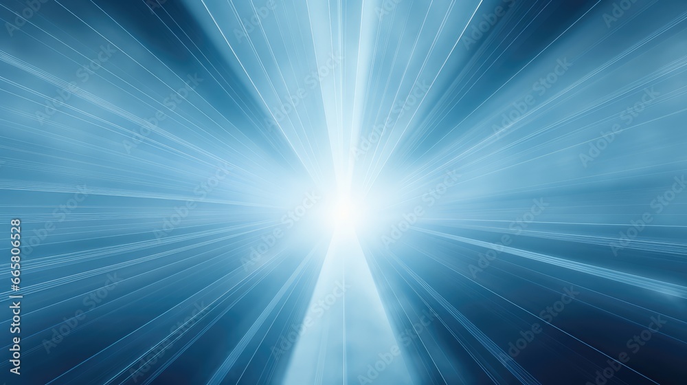 blue light burst background showcase - generative ai