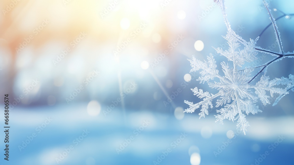Universal winter background for design - generative ai Universal winter background for design - generative ai
