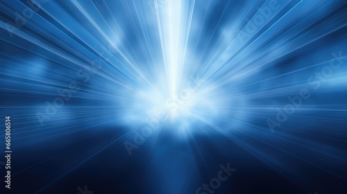 blue light burst background showcase - generative ai