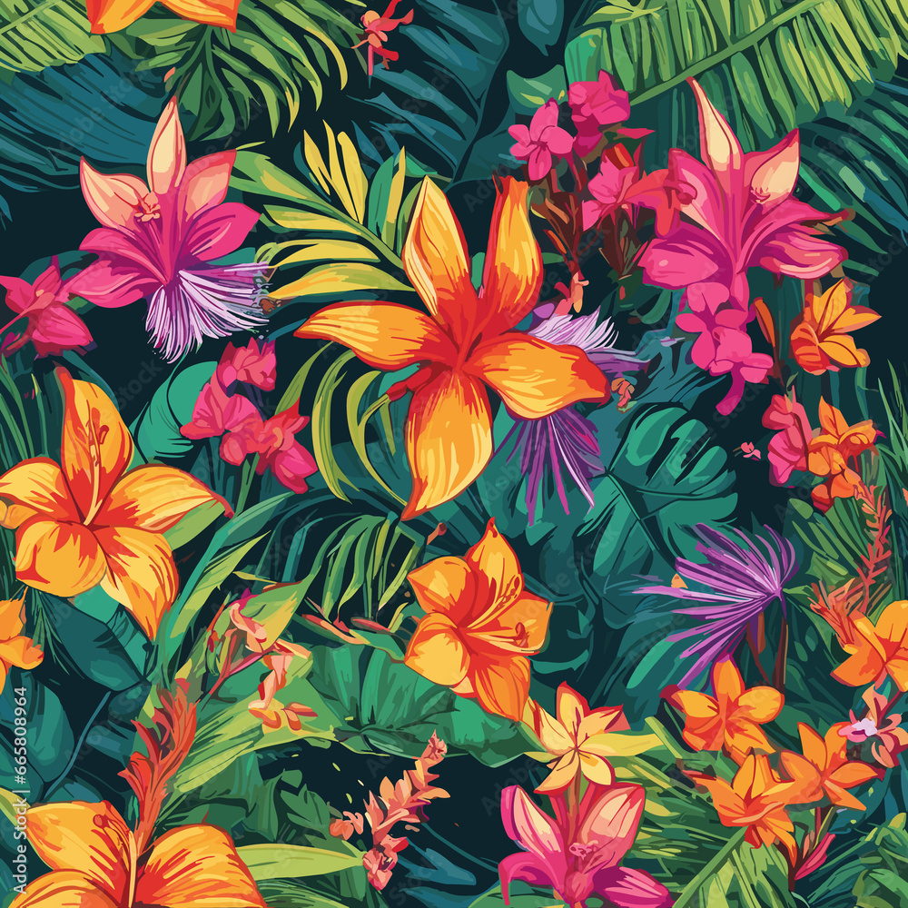pattern with flowers pattern with flowers