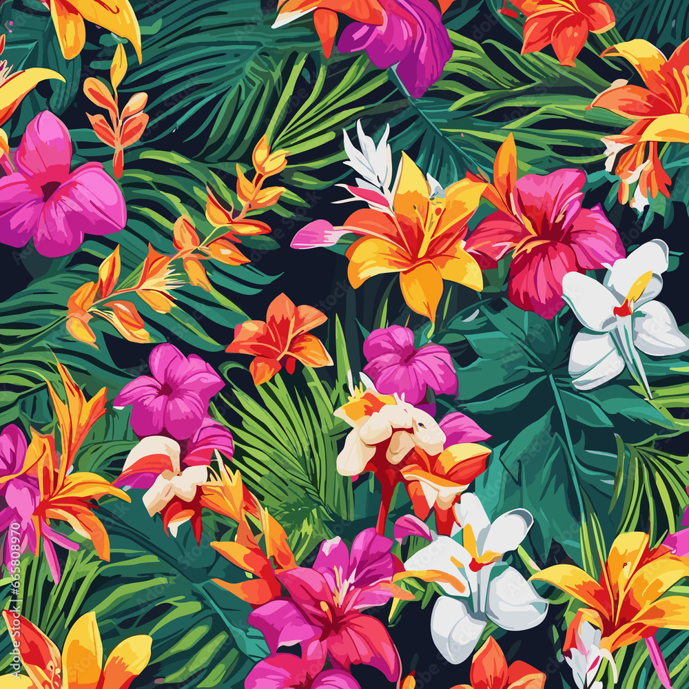 pattern with flowers pattern with flowers