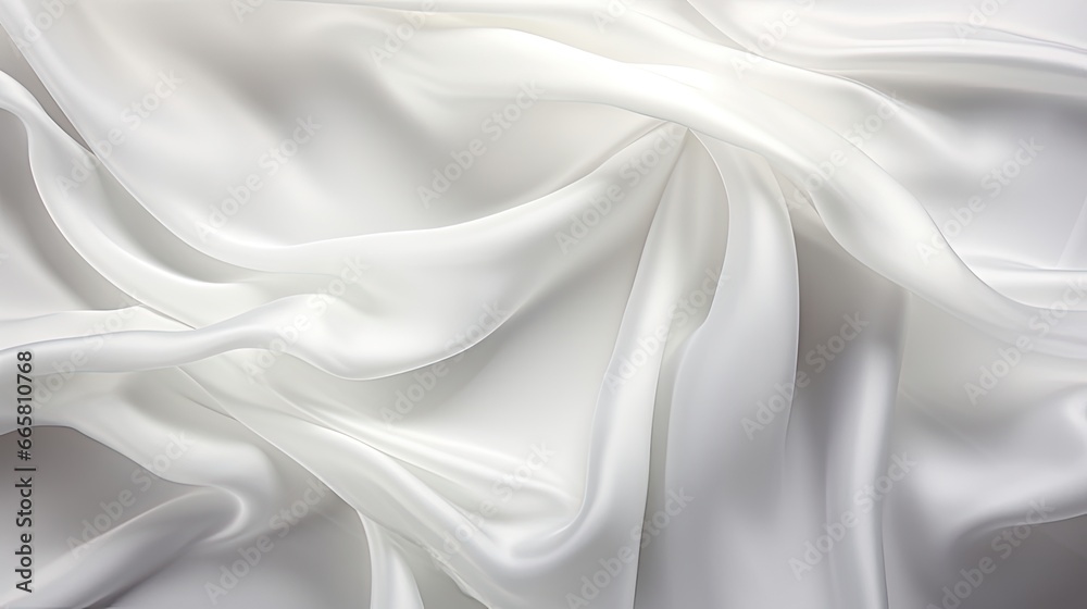 Obraz premium white satin fabric - generative ai