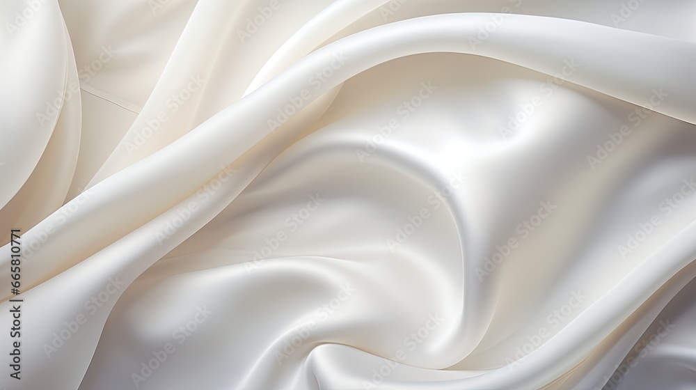 Obraz premium white satin fabric - generative ai